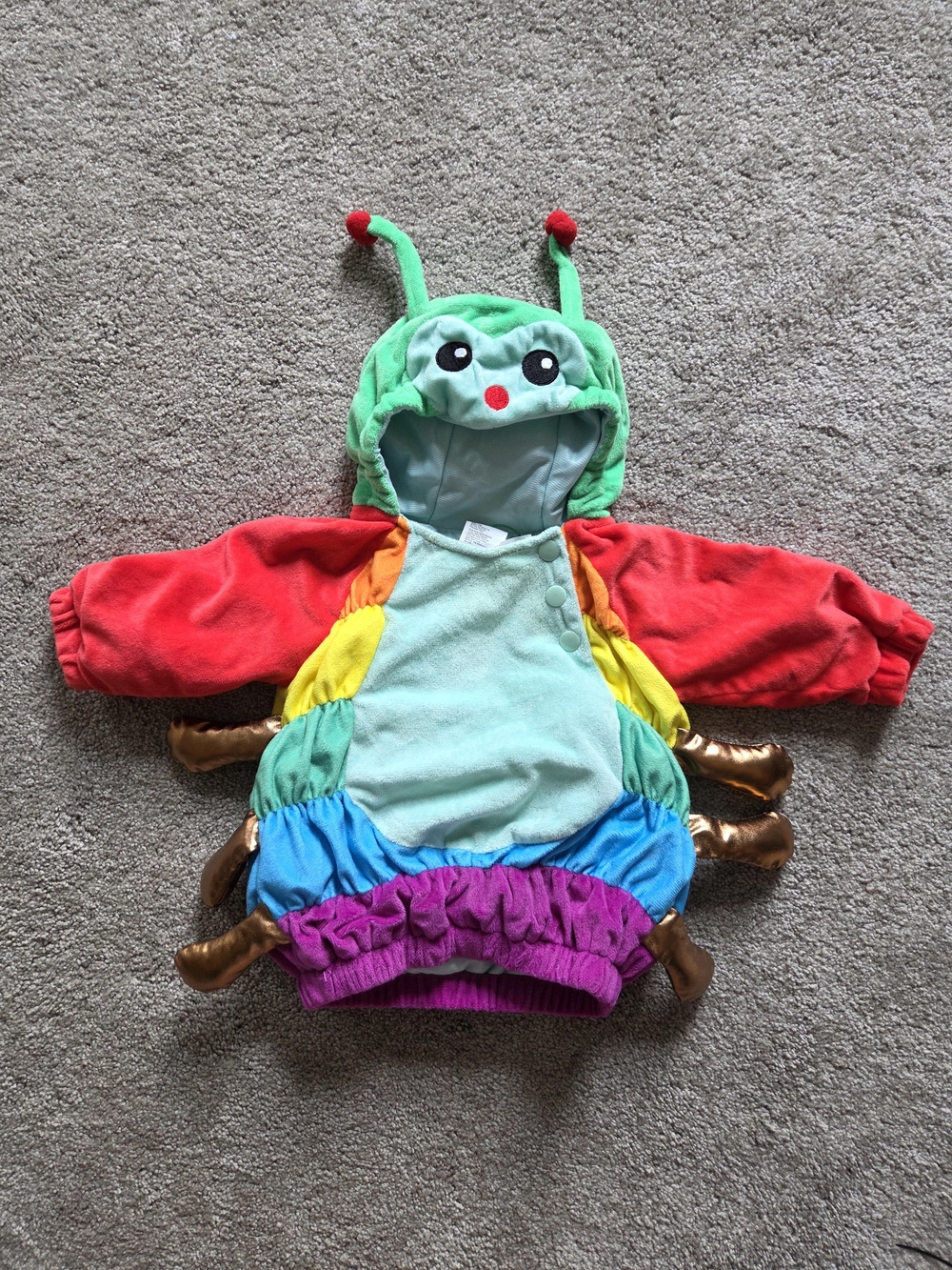 6 Months Baby Hungry Caterpillar Plush Costume